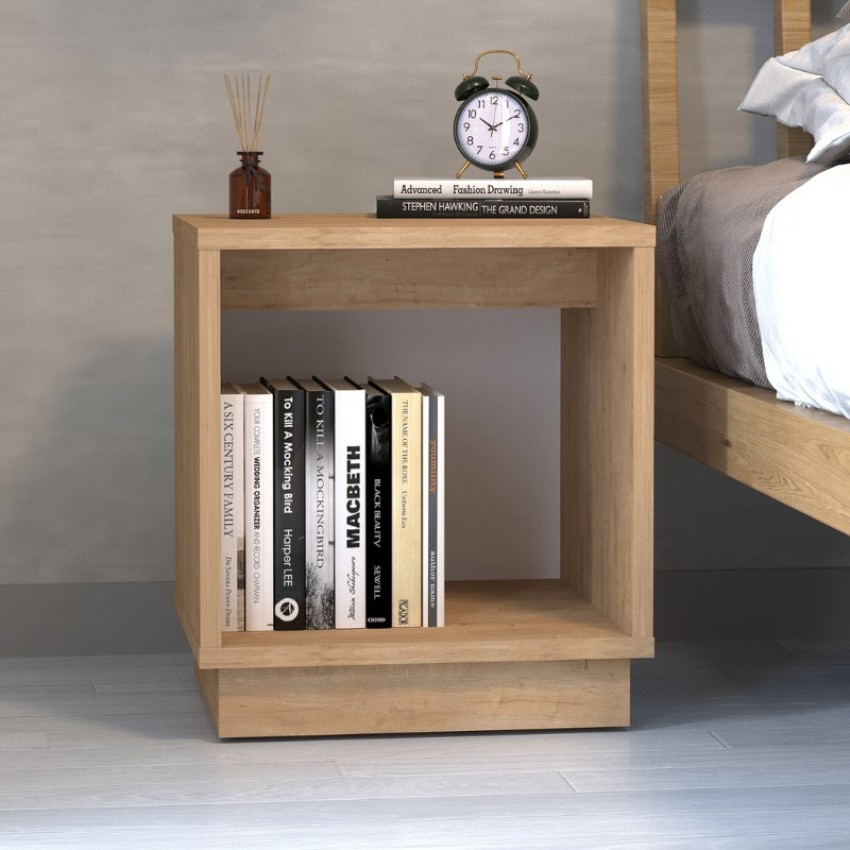 Κομοδίνο Gino χρώμα sapphire oak 40x35,3x45εκ.