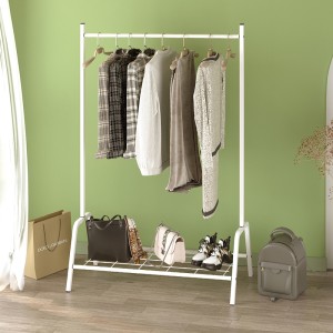 Επιδαπέδια κρεμάστρα Selman μεταλλική χρώμα λευκό 87,6x36x136εκ. Επιδαπέδια κρεμάστρα Selman μεταλλική χρώμα λευκό 87,6x36x136εκ.