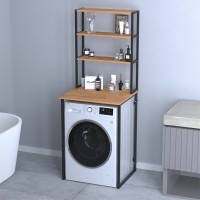 Έπιπλο πλυντηρίου Bobby χρώμα pine oak 67x60x178εκ.