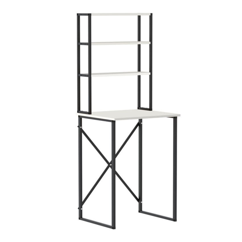 Έπιπλο πλυντηρίου Bobby χρώμα λευκό 67x60x178εκ.