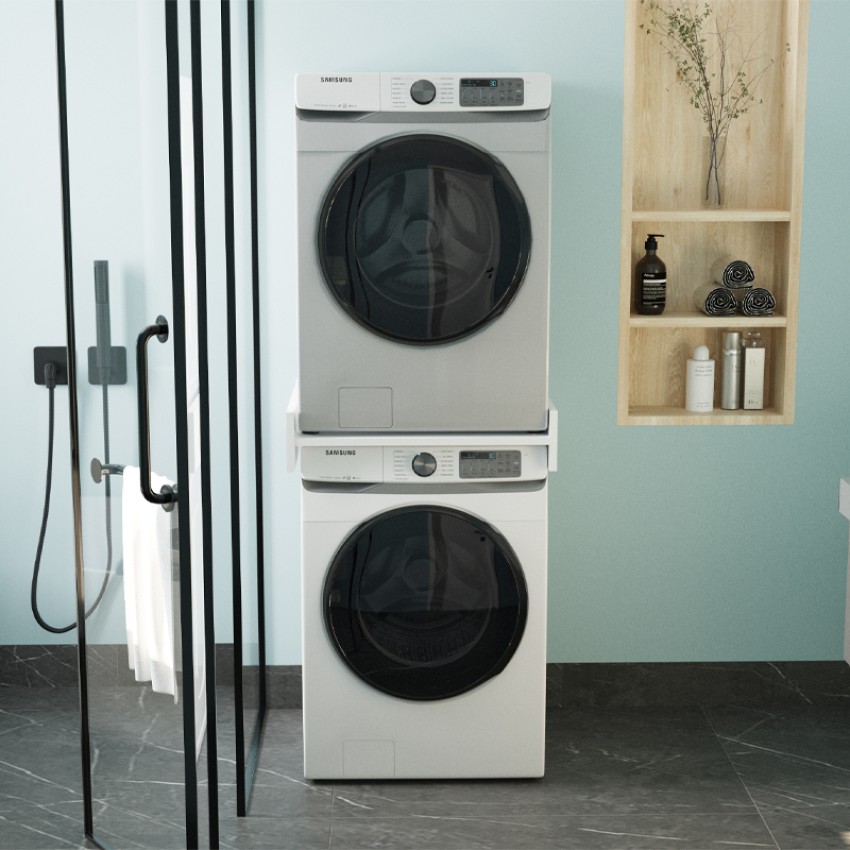 Βάση στήριξης πλυντηρίου - στεγνωτηρίου Sunta χρώμα λευκό 65,8x61,9x15εκ. Βάση στήριξης πλυντηρίου - στεγνωτηρίου Sunta χρώμα λευκό 65,8x61,9x15εκ.