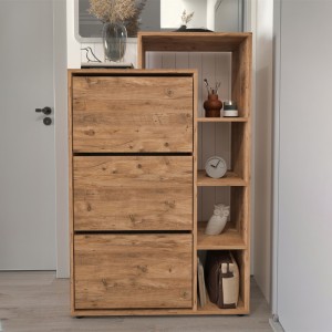 Παπουτσοθήκη Lego χρώμα pine oak 90x32x143εκ.