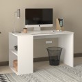 Γραφείο εργασίας Smyrna χρώμα λευκό 120x60x74,4εκ.