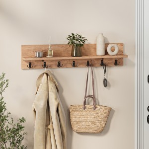 Κρεμάστρα τοίχου Kery χρώμα pine oak 91x11x20εκ.