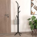 Καλόγερος Triad μεταλλικός χρώμα μαύρο 37,5x37,5x146,8εκ.