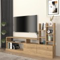 Σύνθεση τηλεόρασης Pesaro χρώμα sepet oak 165x25x91,3εκ. Σύνθεση τηλεόρασης Pesaro χρώμα sepet oak 165x25x91,3εκ.