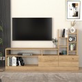 Σύνθεση τηλεόρασης Pesaro χρώμα sepet oak 165x25x91,3εκ. Σύνθεση τηλεόρασης Pesaro χρώμα sepet oak 165x25x91,3εκ.