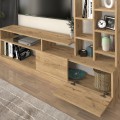 Σύνθεση τηλεόρασης Pesaro χρώμα sepet oak 165x25x91,3εκ. Σύνθεση τηλεόρασης Pesaro χρώμα sepet oak 165x25x91,3εκ.