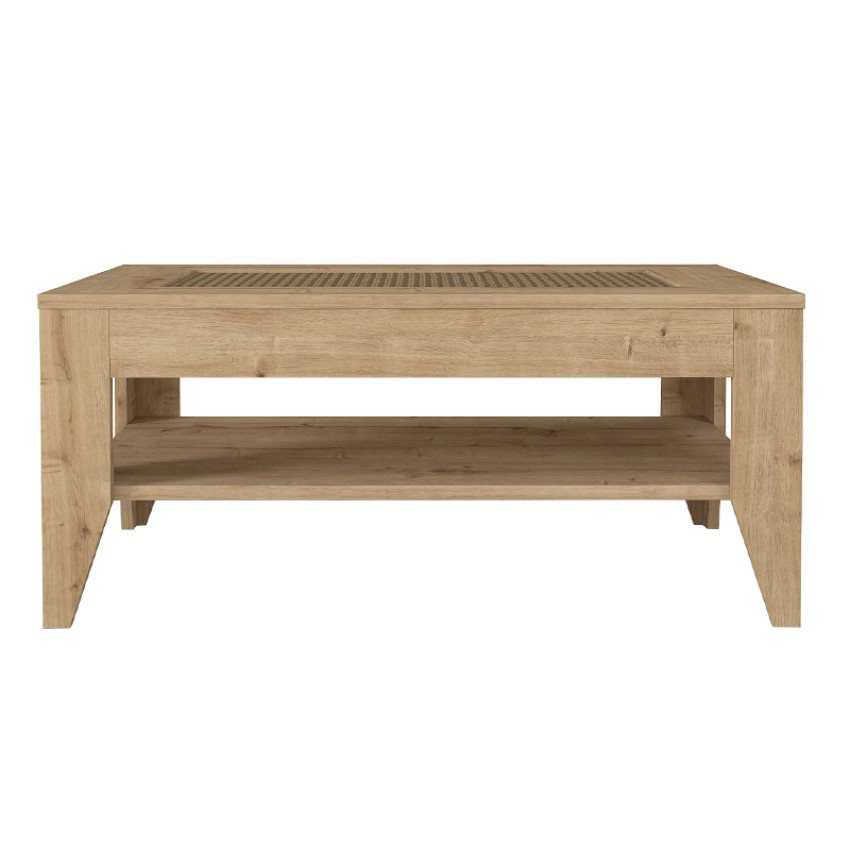 Τραπεζάκι σαλονιού Madura από μελαμίνη χρώμα sapphire oak 90x60x40εκ.