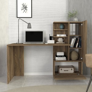 Γραφείο εργασίας Merino χρώμα καρυδί 149,5x61,8x120εκ.