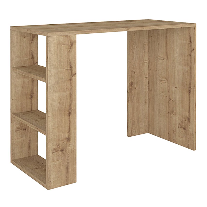 Γραφείο εργασίας Netenia από μελαμίνη χρώμα sapphire oak 90x40x74εκ.