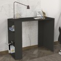Γραφείο εργασίας Netenia χρώμα ανθρακί 90x40x74εκ.