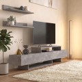 Έπιπλο Τηλεόρασης Nirvana Γκρι Σκυροδέματος 180x31,3x41,7εκ.