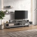 Έπιπλο Τηλεόρασης Nirvana Γκρι Σκυροδέματος 180x31,3x41,7εκ.