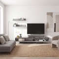 Έπιπλο Τηλεόρασης Nirvana Γκρι Σκυροδέματος 180x31,3x41,7εκ.