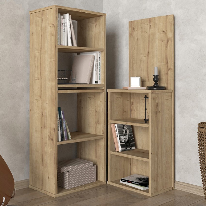 Γραφείο εργασίας πολυμορφικό Last χρώμα sapphire oak 119x44,7x123εκ.