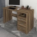 Γραφείο εργασίας Eldoris χρώμα καρυδί 120x60x75εκ.