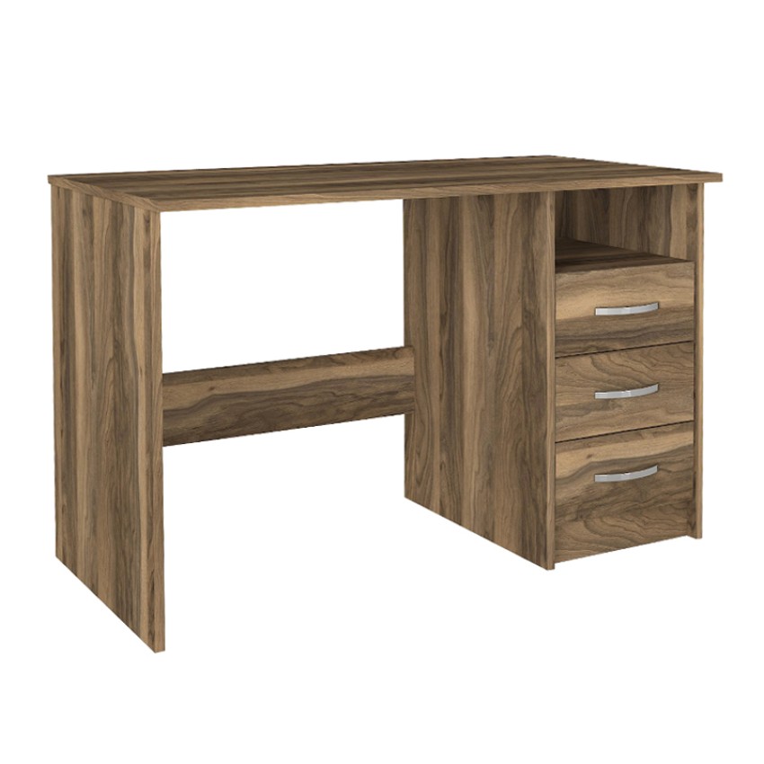 Γραφείο εργασίας Eldoris χρώμα καρυδί 120x60x75εκ.