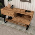 Κονσόλα μελαμίνης Aron χρώμα atlantic pine 138,8x41x75,7εκ.