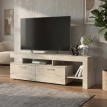 Έπιπλο Τηλεόρασης Acnes Χρώμα Travertine 160x40x53εκ.
