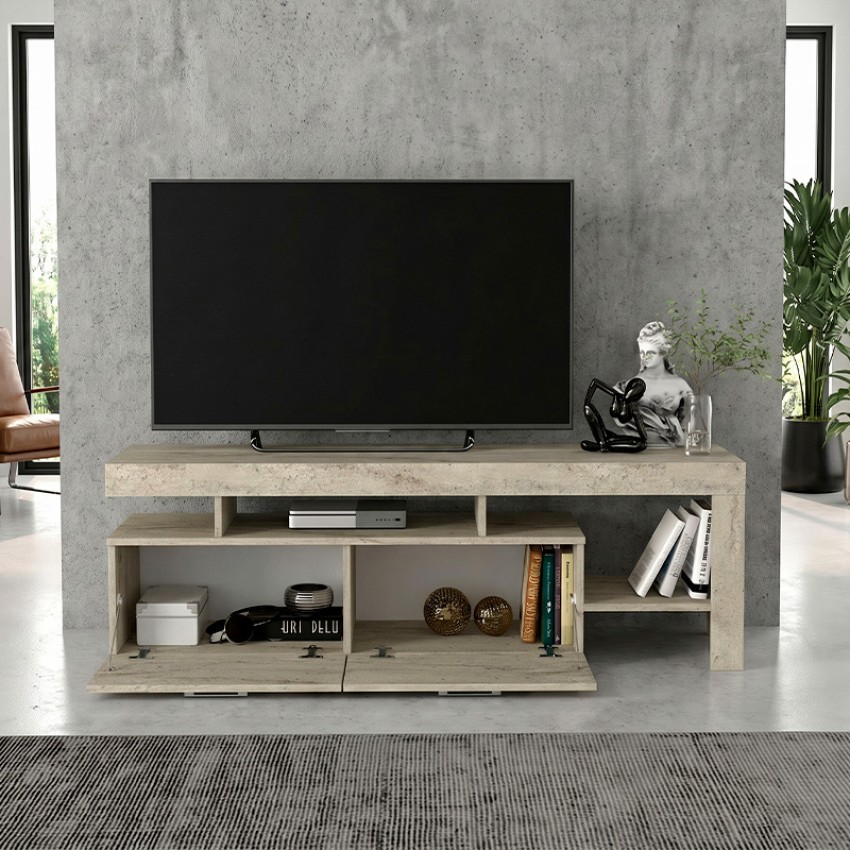 Έπιπλο Τηλεόρασης Acnes Travertine 160x40x53εκ.