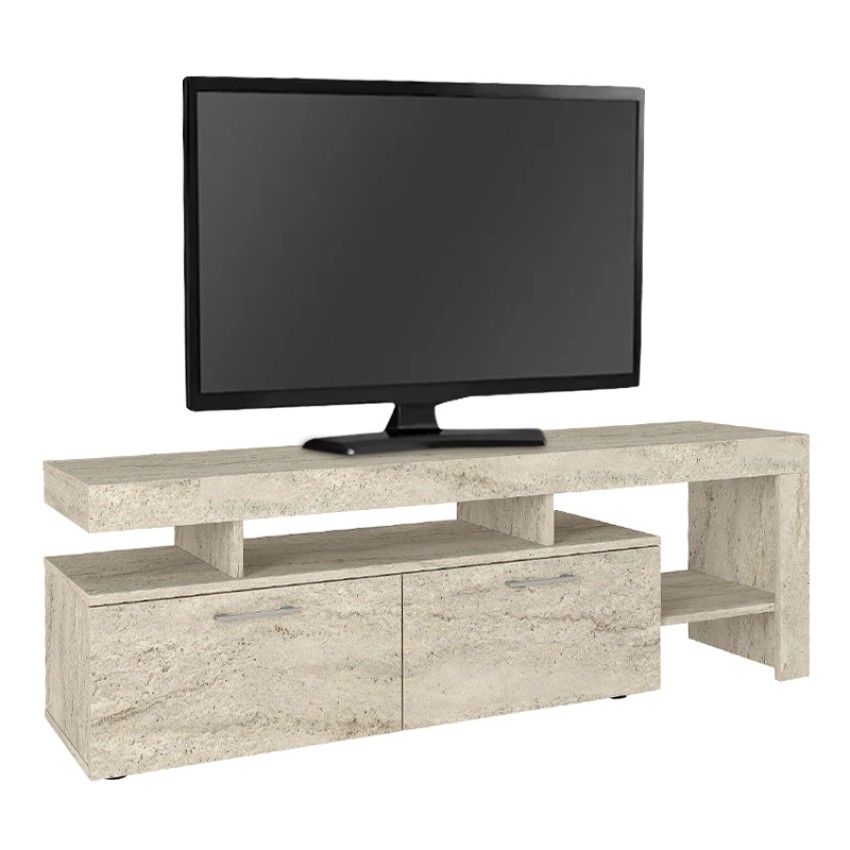 Έπιπλο Τηλεόρασης Acnes Travertine 160x40x53εκ.