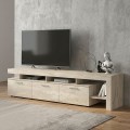 Έπιπλο τηλεόρασης Acnes χρώμα travertine 220x40x52εκ.