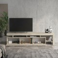 Έπιπλο τηλεόρασης Acnes χρώμα travertine 220x40x52εκ.