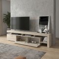 Έπιπλο τηλεόρασης Acnes χρώμα travertine 220x40x52εκ.