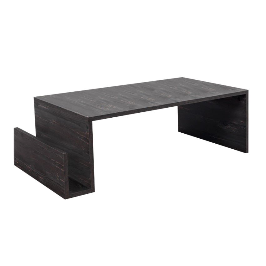 Τραπεζάκι σαλονιού Regnar χρώμα rebab 100,6x55x31,8εκ.