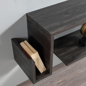 Έπιπλο τηλεόρασης επιτοίχιο Regnar χρώμα rebab 168,6x25x31,8εκ.