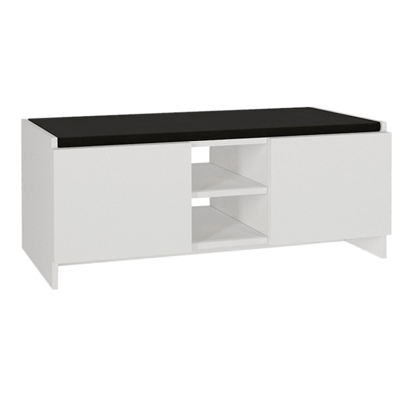 Παπουτσοθήκη Verly χρώμα λευκό 110x33,2x43εκ.