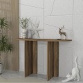 Κονσόλα Cortado χρώμα καρυδί 120x35x75εκ.