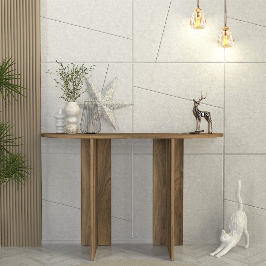 Κονσόλα Cortado χρώμα καρυδί 120x35x75εκ.