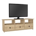 Έπιπλο τηλεόρασης Mahen χρώμα sapphire oak 140x35x49,8εκ.