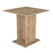 Τραπέζι Allos χρώμα sapphire oak 75x75x77εκ.