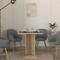 Τραπέζι Allos χρώμα sapphire oak 75x75x77εκ.