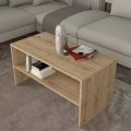 Τραπεζάκι σαλονιού Eleva χρώμα sapphire oak 90x44,6x46,4εκ.