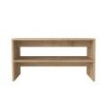 Τραπεζάκι σαλονιού Eleva χρώμα sapphire oak 90x44,6x46,4εκ.