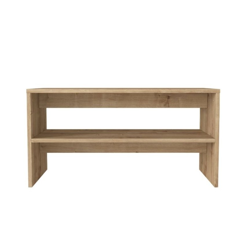 Τραπεζάκι σαλονιού Eleva χρώμα sapphire oak 90x44,6x46,4εκ.