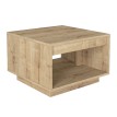 Τραπεζάκι σαλονιού Onda χρώμα sapphire oak 60x60x40εκ.
