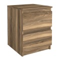Κομοδίνο Breve χρώμα καρυδί 39,8x41,8x55εκ.