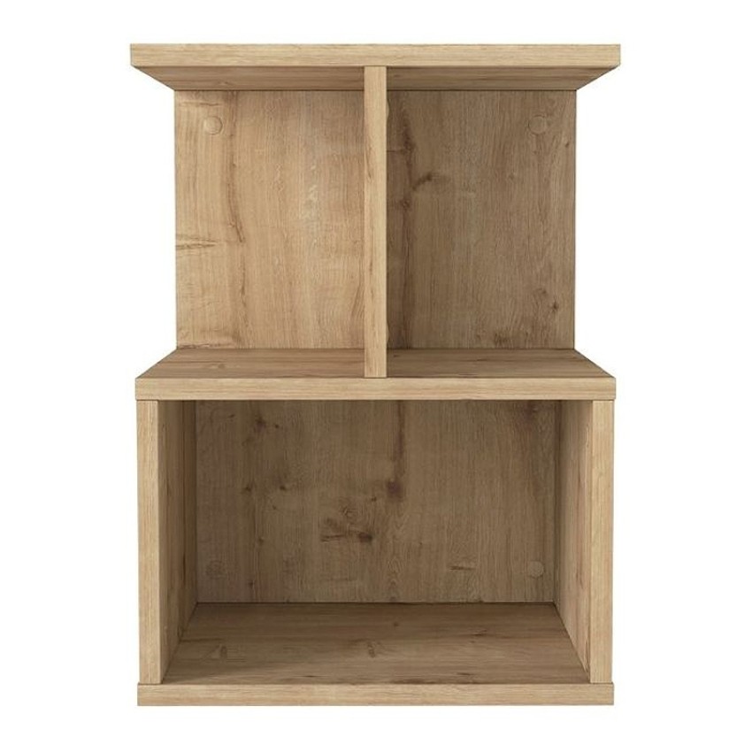 Κομοδίνο Entiero χρώμα sapphire oak 39,8x35x54,6εκ.