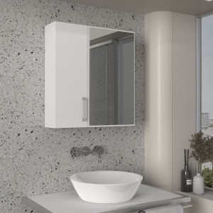 Καθρέπτης μπάνιου Ditto Μegapap χρώμα λευκό 59,6x16,4x64,8εκ. Καθρέπτης μπάνιου Ditto Μegapap χρώμα λευκό 59,6x16,4x64,8εκ.