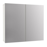 Καθρέπτης μπάνιου Binary Μegapap χρώμα λευκό 75x17,2x65εκ.