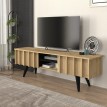 Έπιπλο τηλεόρασης Gemma χρώμα sepet oak 150x35x46,7εκ.