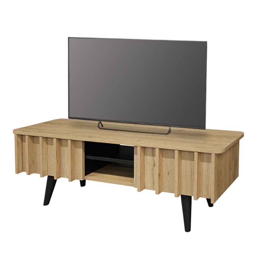 Έπιπλο τηλεόρασης Gemma χρώμα sepet oak 150x35x46,7εκ.