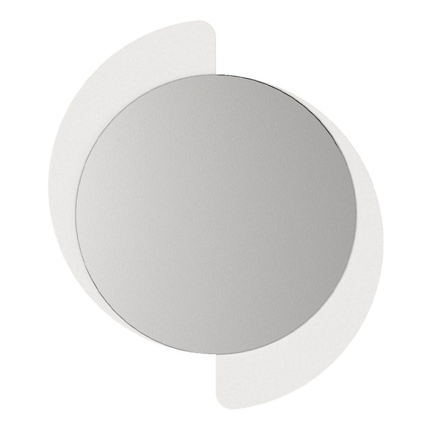 Καθρέπτης τοίχου Sevilla Μegapap χρώμα λευκό 59,2x2,2x69εκ.