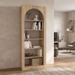 Βιβλιοθήκη Voila Sepet Oak 74x35x180 εκ.
