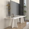 Έπιπλο τηλεόρασης Sugar χρώμα λευκό 150x29,6x36,8εκ.